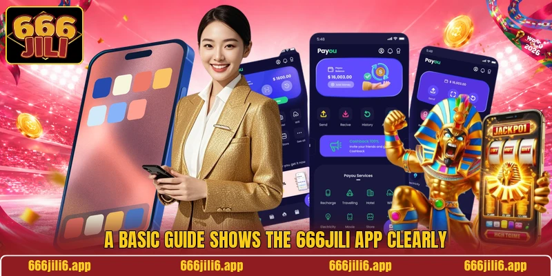 A basic guide shows the 666jili app clearly