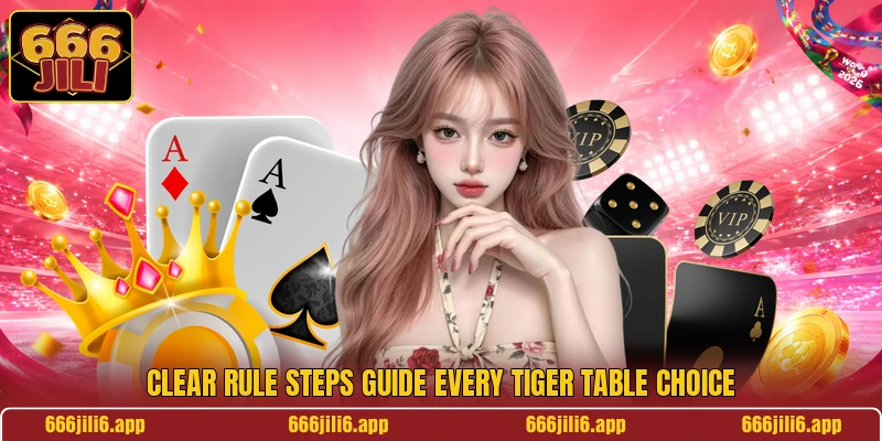 Clear rule steps guide every tiger table choice Clear rule steps guide every tiger table choice