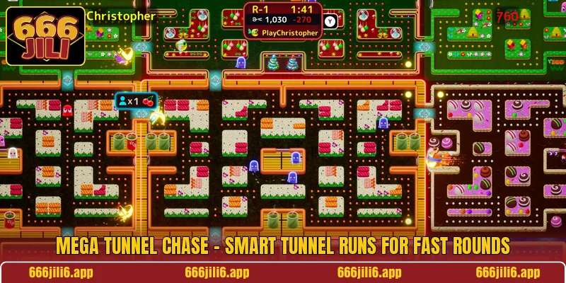 Mega Tunnel Chase - Smart Tunnel Runs For Fast Rounds Mega Tunnel Chase - Smart Tunnel Runs For Fast Rounds