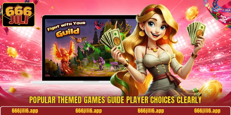 Popular themed games guide player choices clearly Popular themed games guide player choices clearly