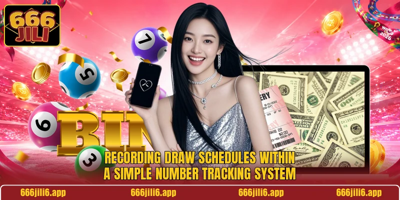 Recording draw schedules within a simple number tracking system Recording draw schedules within a simple number tracking system