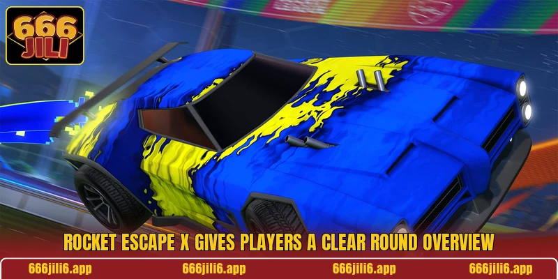 Rocket Escape X gives players a clear round overview Rocket Escape X gives players a clear round overview