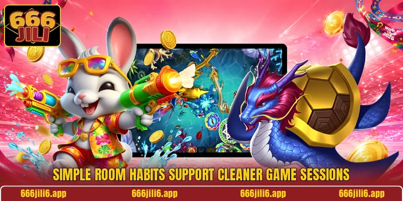 Simple room habits support cleaner game sessions Simple room habits support cleaner game sessions