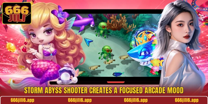 Storm Abyss Shooter creates a focused arcade mood Storm Abyss Shooter creates a focused arcade mood